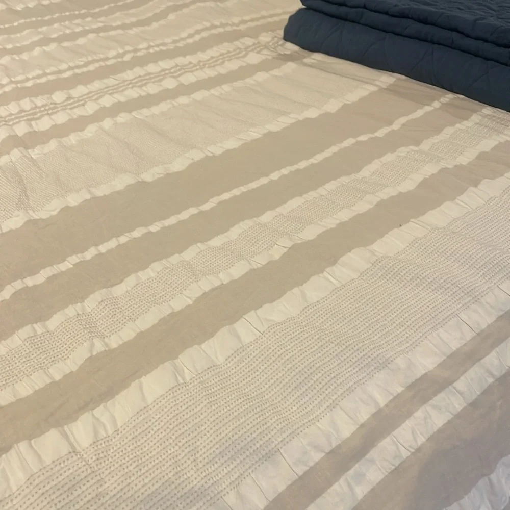 🎯 Threshold Target Boho Neutral Natural Stripes Comforter